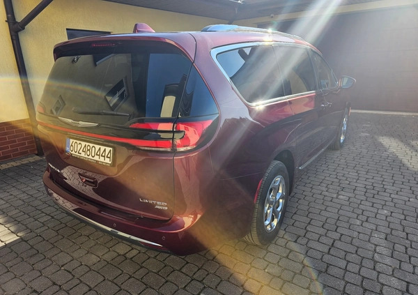 Chrysler Pacifica cena 221000 przebieg: 22164, rok produkcji 2021 z Tolkmicko małe 407
